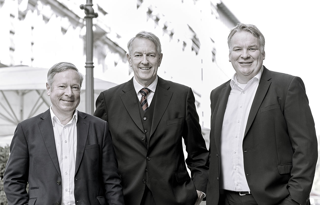 Karl-Heinz Klinner WP StB (links), Dr. Andreas Schreiber WP StB (mitte), Timo Meins StB (rechts)